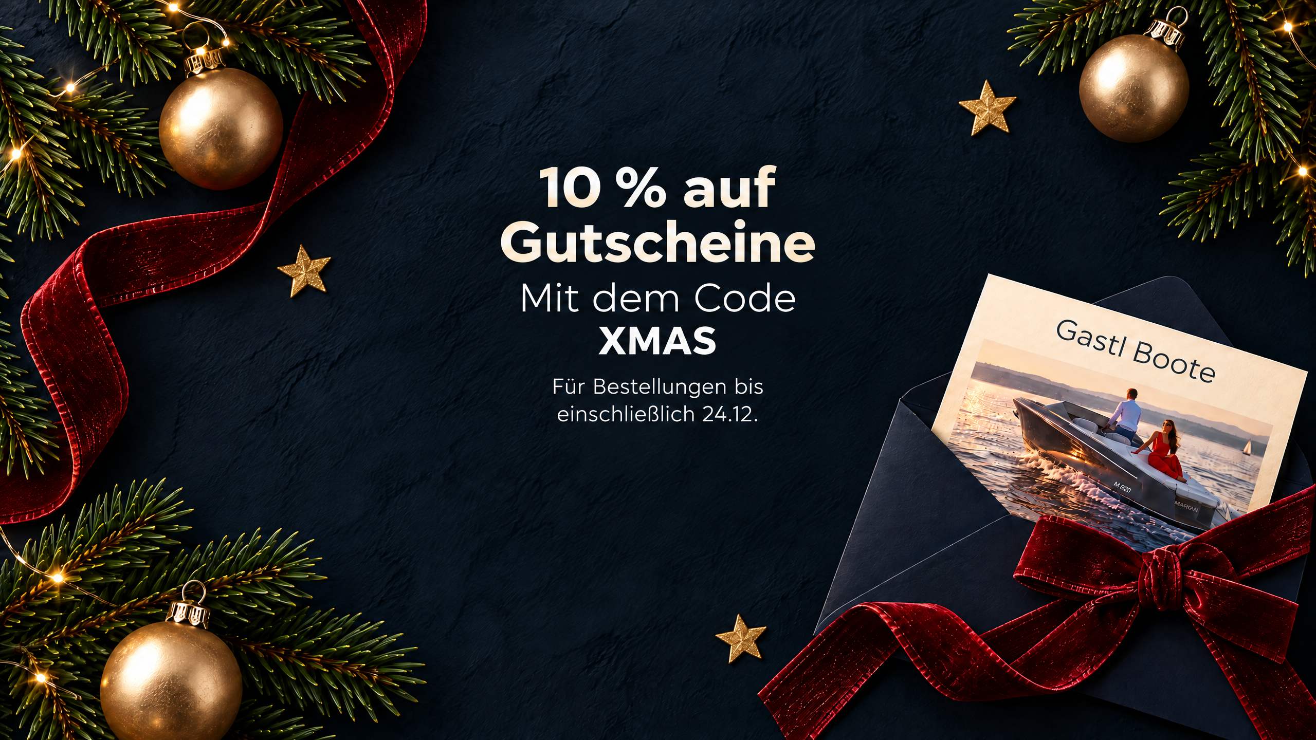 Weihnachtsgutscheine: 10 % mit dem Code XMAS, für Bestellungen bis einschließlich 24.12.